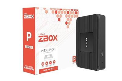 Zotac Mini-PC (HTPC) ZBOX PICO PI336 Intel® Celeron® N6211 4 GB RAM 128 GB eMMC ZBOX-PI336-W5C Zotac Mini-PC (HTPC) ZBOX PICO PI336 Intel® Celeron® N6211 4 GB RAM 128 GB eMMC ZBOX-PI336-W5C