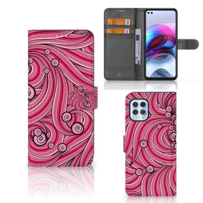 Motorola Moto G100 Hoesje Swirl Pink Motorola Moto G100 Hoesje Swirl Pink