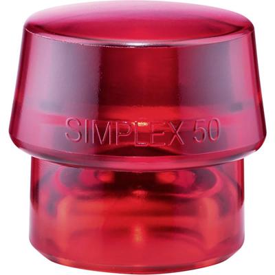 Halder Kunststofhamerkop | hoofd-d. 50 mm | plastic rood hard | 1 stuk - 3206.050 3206.050