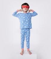 Pyjama verkleedkostuum superheld/superheldin unisex PETIT BATEAU blauw - thumbnail
