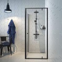 Sealskin Contour douchecabine - 90x90x200cm - 6 mm - helder veiligheidsglas - mat zwart CCD180906195100 - thumbnail