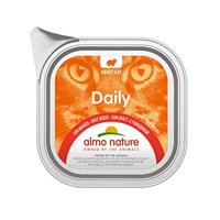 Almo Nature Daily met rund natvoer kat (100 g) 32 x 100 g - thumbnail