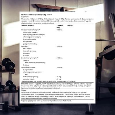 6th Gear Creatine Complex Ephedra Vrij - Stacker 2