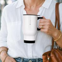 Thermosbeker bedrukken 414 ml - Wit - thumbnail