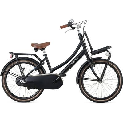 Popal Daily Dutch Basic+ 22 Inch 35 cm Meisjes 3V Terugtraprem Matzwart Popal Daily Dutch Basic+ 22 Inch 35 cm Meisjes 3V Terugtraprem Matzwart