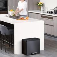 Eko Essential Recycler pedaalemmer 20 + 9 l, zwart - thumbnail