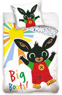 Bing Dekbedovertrek boots 140 x 200 cm Bing Dekbedovertrek boots 140 x 200 cm