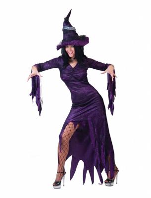 Heksenjurk Paars/Zwart