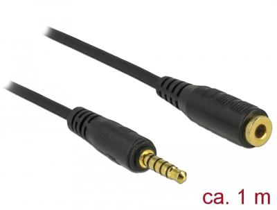 DeLOCK Stereo Jack 3,5 mm 5-Pin (male) > 3,5 mm 5-Pin (female) kabel