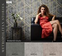 Livingwalls Metropolitan Stories grijs behang | 369281 - thumbnail