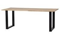 WOOOD Eettafel 'Tablo' met U-poot, 200 x 90cm - thumbnail