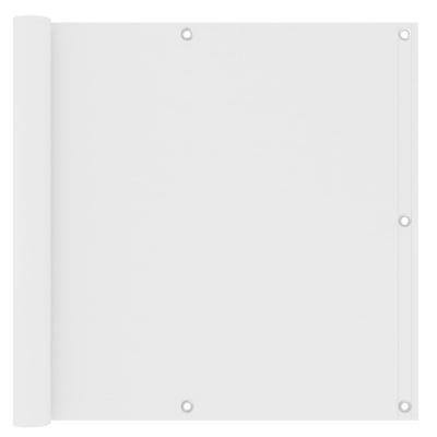 Balkonscherm 90x500 cm oxford stof wit Balkonscherm 90x500 cm oxford stof wit