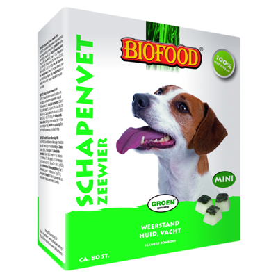 BF Petfood Schapenvet Mini Bonbons met knoflook 3 verpakkingen
