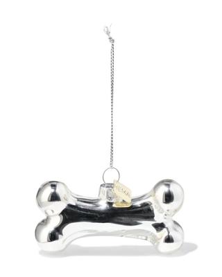 HEMA Kersthanger 8cm glas hondenbot