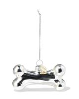 HEMA Kersthanger 8cm glas hondenbot - thumbnail