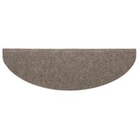 VidaXL Trapmatten zelfklevend 10 st 65x21x4 cm beige halfrond groot - thumbnail