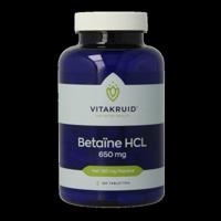 Vitakruid Betaine HCL 650mg & pepsine 160mg 120 Tabletten - thumbnail