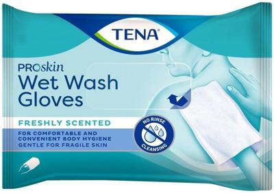 Tena Wet wash glove freshly 5 Stuks Tena Wet wash glove freshly 5 Stuks