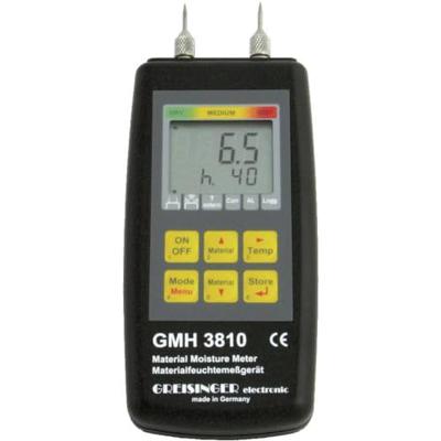 Greisinger GMH 3810 Materiaalvochtmeter Meetbereik bouwvochtigheid 4 tot 100 %Vol. Meetbereik houtvochtigheid (bereik) 4 tot 100 %Vol. Temperatuurmeting Greisinger GMH 3810 Materiaalvochtmeter Meetbereik bouwvochtigheid 4 tot 100 %Vol. Meetbereik houtvochtigheid (bereik) 4 tot 100 %Vol. Temperatuurmeting