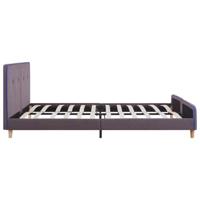 Bedframe zonder matras stof taupe 150x200 cm - thumbnail