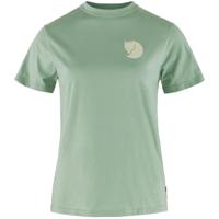 Fjallraven Fox Boxy Logo T-Shirt Dames Misty Green M - thumbnail