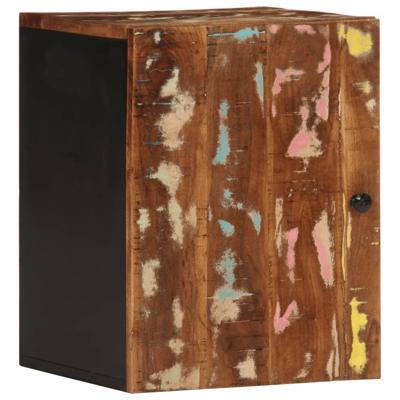 Badkamerwandkast 38x33x48 cm massief recycled hout