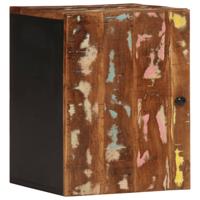 Badkamerwandkast 38x33x48 cm massief recycled hout - thumbnail