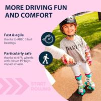 Hudora verstelbare rolschaatsen skate wonders, mt 28-31 - thumbnail