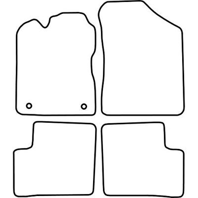 Automatten passend voor Daihatsu Cuore 2003-2007 TMDA514