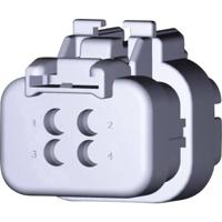 TE Connectivity 776536-1 Male behuizing (kabel) AMPSEAL16 Totaal aantal polen: 4 Inhoud: 1 stuk(s) - thumbnail