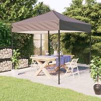 VidaXL Partytent inklapbaar 2x2 m taupe - thumbnail