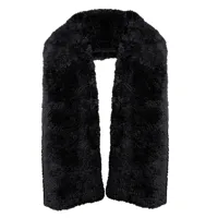 Unique Living sjaal wanda 30x190cm zwart - thumbnail