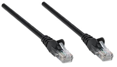 Intellinet 338387 RJ45 Netwerkkabel, patchkabel CAT 5e U/UTP 1.50 m Zwart 1 stuk(s)