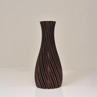 Kalmia 3D vaas 20x9cm Bronze Metallic - thumbnail