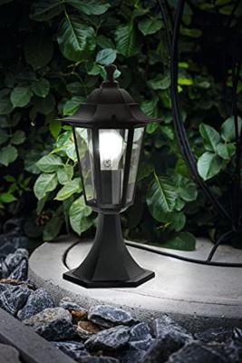 Eglo Staande sokkellampLaterna 4 40cm zwart - 22472