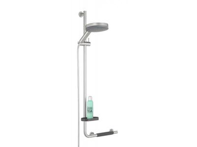 Wandbeugel met Glijstang Tiger Boston Comfort en Safety 114 cm Links RVS - thumbnail