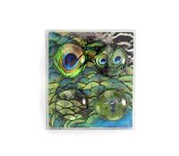 Trendform Magnet Eye - Pauw - set van 4 verschillende - thumbnail