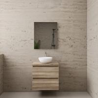 Boss & Wessing Badmeubel Paris 60 cm Met Topplaat Canyon Oak - 33768-170799 - thumbnail