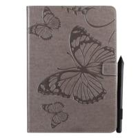 Voor iPad 10 2/Pro 10 5/Air 2019 gedrukt afdrukken Butterfly patroon horizontale Flip PU lederen draagtas met houder & kaartsleuven & portemonnee & pe - thumbnail