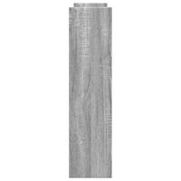 Opbergtrolley smal 4-laags bewerkt hout grijs sonoma eiken - thumbnail