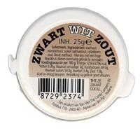 Van Vliet Zwart Wit Zout Pot 25gr - thumbnail