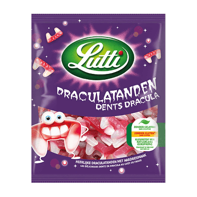 Lutti draculatanden zakje (12x 80g)