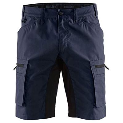 Blåkläder Service short stretch 14491845 | Donker marineblauw/Zwart | Maat 56 - 7330509535813