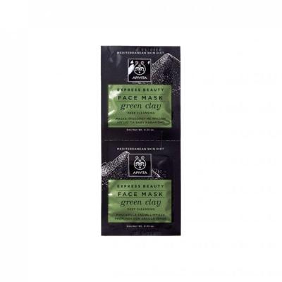 Apivita Masks & Scrubs Face Mask with Green Clay Mask 16ml