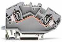 WAGO 782-601 Doorgangsklem 8 mm Spanveer Toewijzing: L Grijs 25 stuk(s) - thumbnail