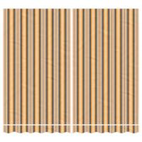 Vervangingsdoek voor luifel gestreept 3x2,5 m meerkleurig - thumbnail