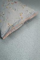 Pip Studio Pip Studio Leafy Hoeslaken - Blauwgrijs 160 x 200/210/220 cm Hoek hoogte: 30 cm - thumbnail
