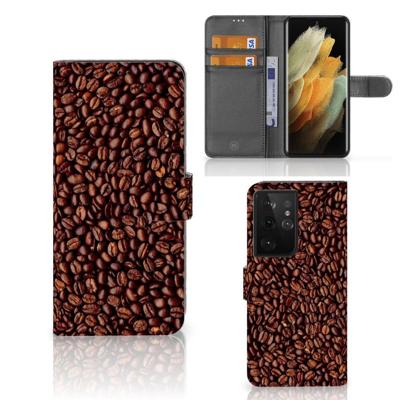 Samsung Galaxy S21 Ultra | Book Cover | Koffiebonen