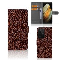 Samsung Galaxy S21 Ultra | Book Cover | Koffiebonen - thumbnail