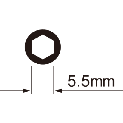 IceToolz Spaaknippelsleutel voor 5.5mm zeskante nippels